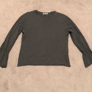 Top with ruffled ends | Zara Trafaluc